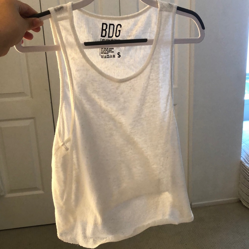 Urban BDG Cropped Tank Top (see through) SIZE: S